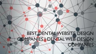 Best Dental Website Design Companies | Dental Web Design Companies