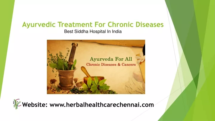 ayurvedic treatment for chronic diseases best