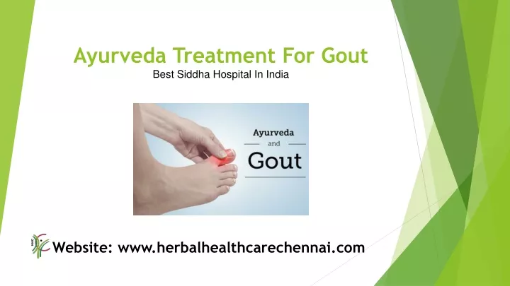 ayurveda treatment for gout best siddha hospital
