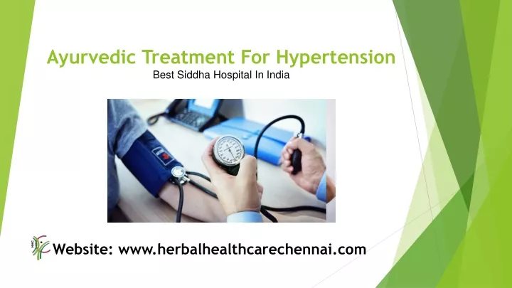 ayurvedic treatment for hypertension best siddha