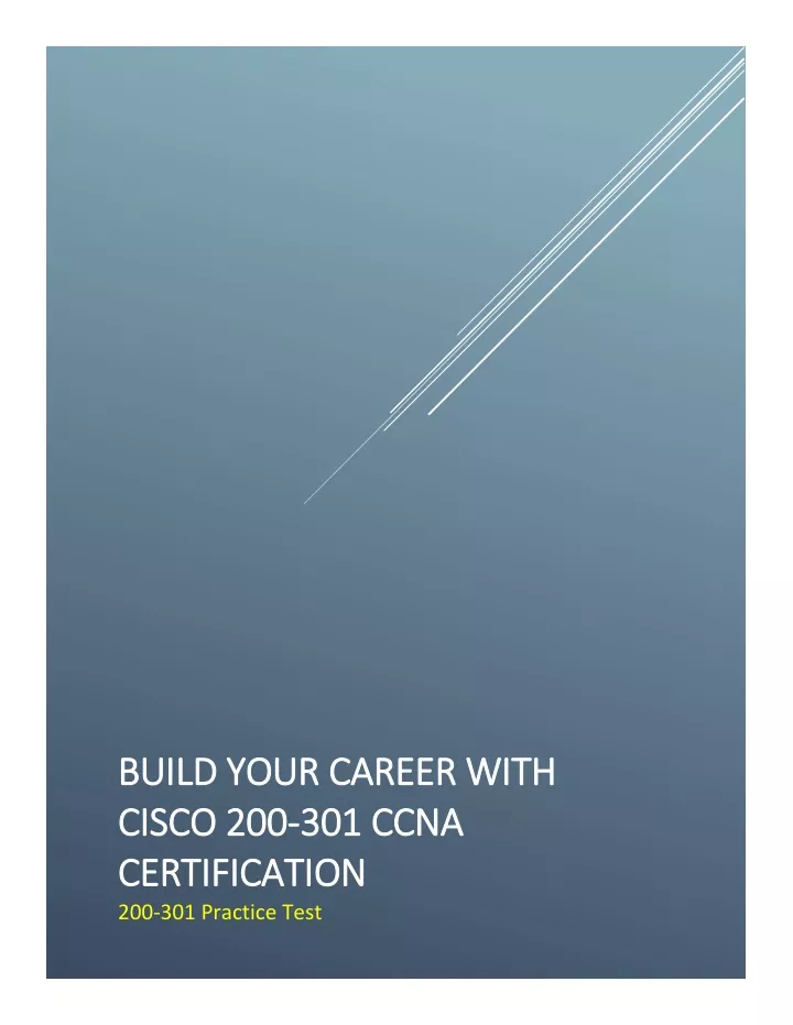 build your career wi build your career with cisco