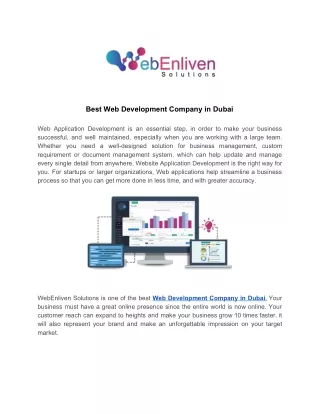 Best Web Development Company in Dubai
