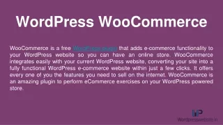 wordpress woocommerce