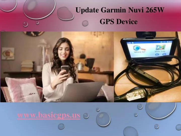 update garmin nuvi 265w gps device