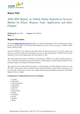 report title