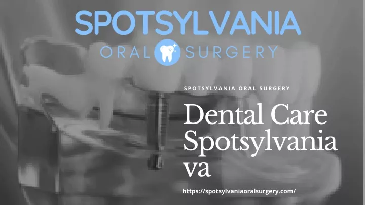 spotsylvania oral surgery