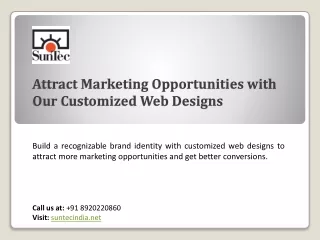 Professional eCommerce Web Design Services | SunTec India
