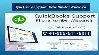 QuickBooks Support Phone Number Wisconsin