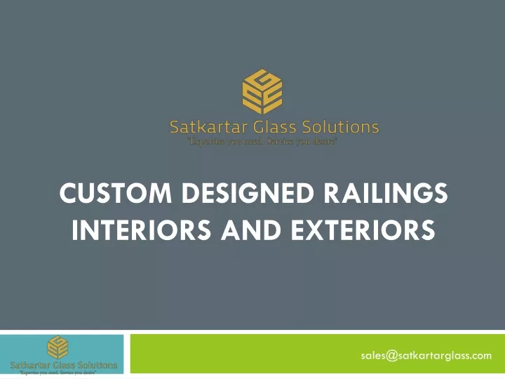 custom designed railings interiors and exteriors