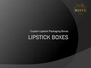custom lipstick packaging boxes