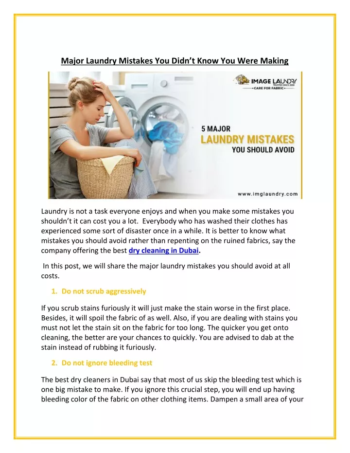major laundry mistakes you didn t know you were