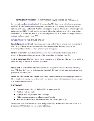 powerpoint to pdf a conversion made simple