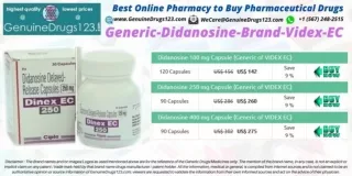 Generic Didanosine Brand Videx-EC