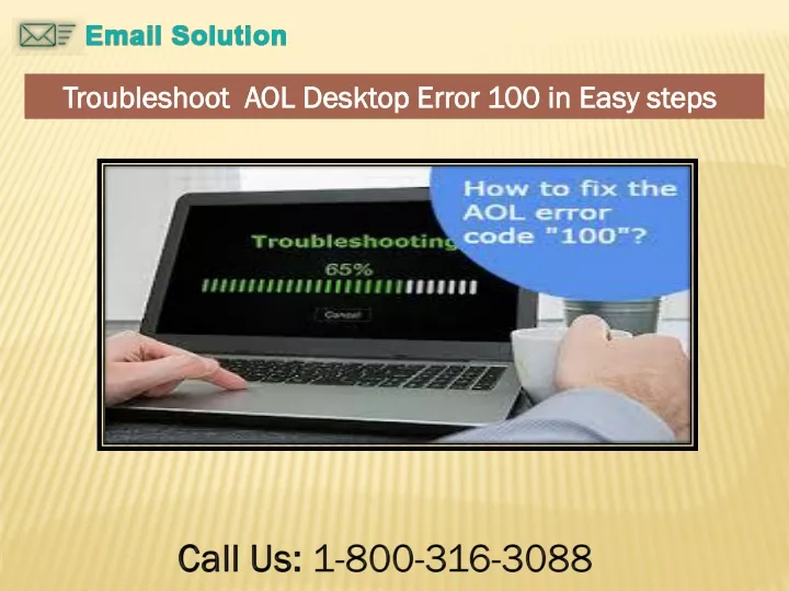 troubleshoot aol desktop error 100 in easy steps