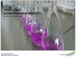 Phosgene Market Trends, 2024