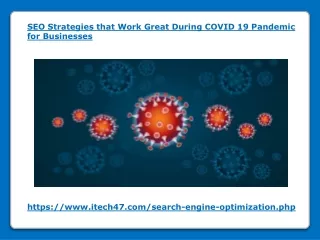 SEO Strategies that Work Great During COVID 19 Pandemic for Businesses