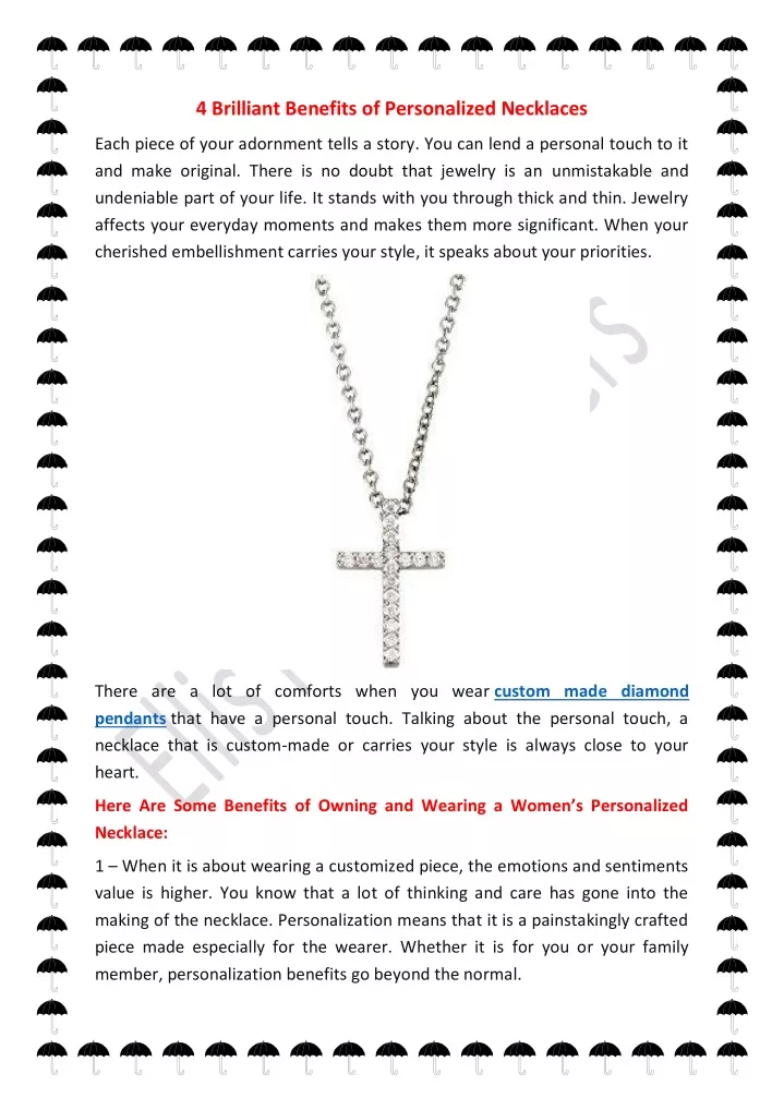 4 brilliant benefits of personalized necklaces