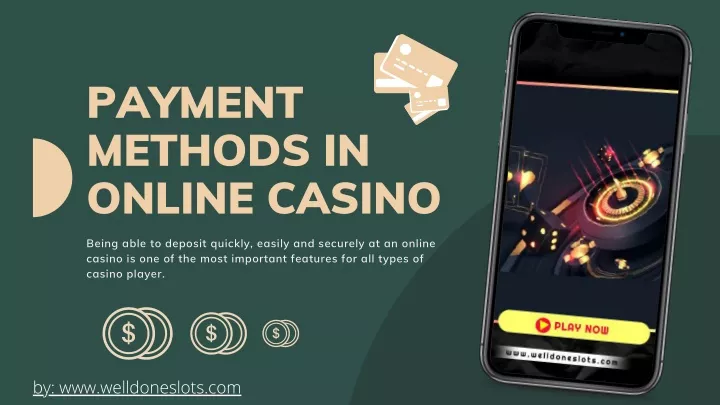 payment methods in online casino