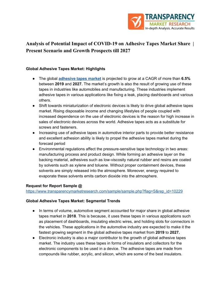 analysis of potential impact of covid