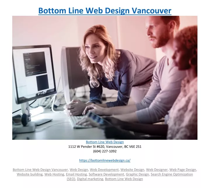 bottom line web design vancouver
