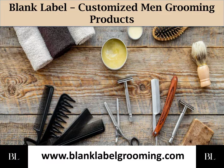 blank label customized men grooming products
