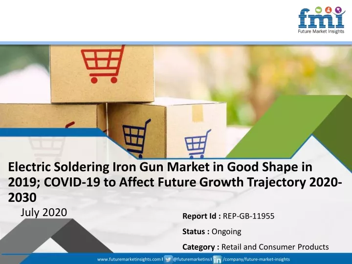 electric soldering iron gun market in good shape