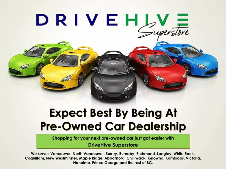 expect best by being at pre owned car dealership