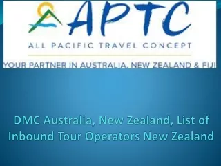DMC Travel Group Company New Zealand, Local Inbound Travel Australia