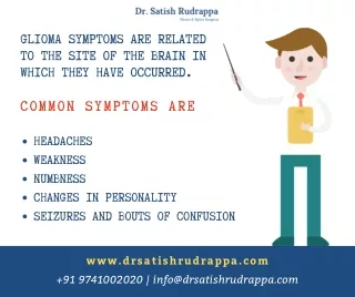 Common symptoms of Glioma | Best Neurosurgeon in Bangalore | Dr. Satish Rudrappa