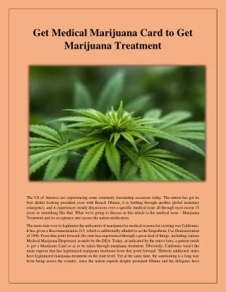 Buy Medical Marijuana