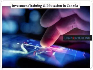 Investment Training & Education in Canada