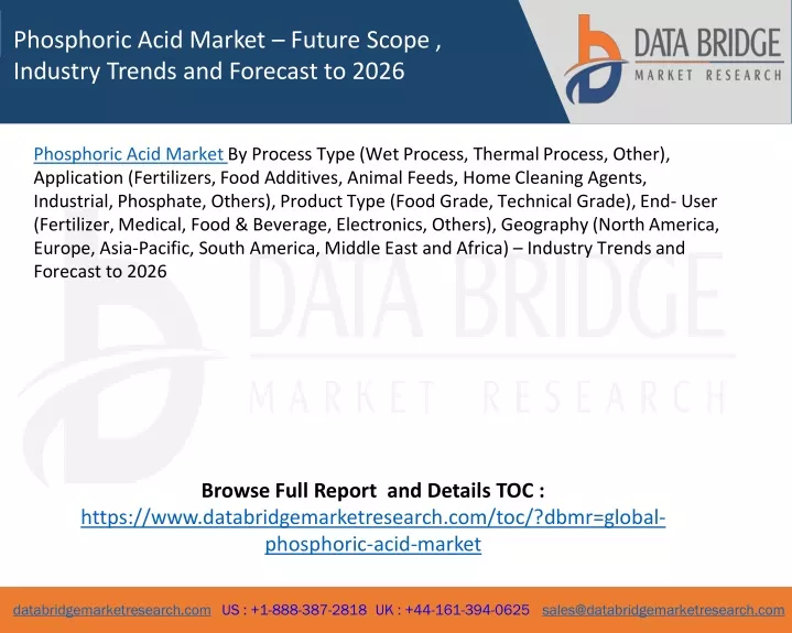 phosphoric acid market future scope industry