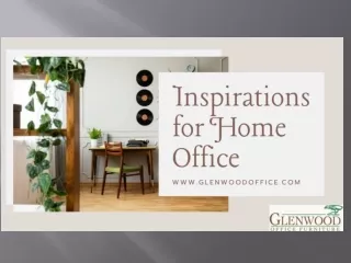 Home Office Inspirations from Glenwood Office Furniture