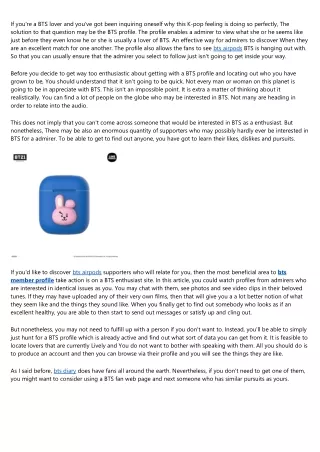 if you re a bts lover and you ve got been