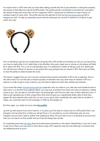 for anyone who is a bts lover and you have been