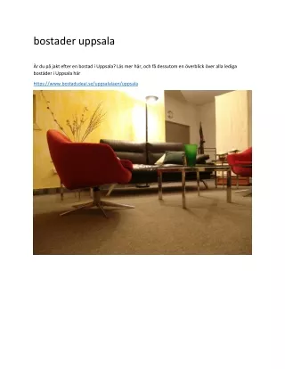bostader uppsala