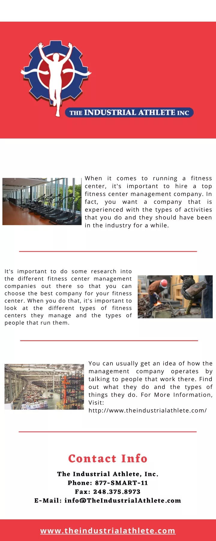 when it comes to running a fitness center