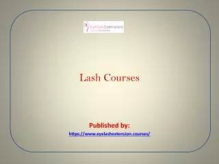 Lash Courses