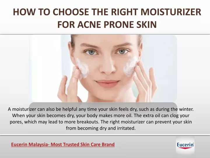 how to choose the right moisturizer for acne