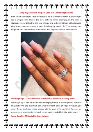 why buy stackable rings a look at 4 compelling