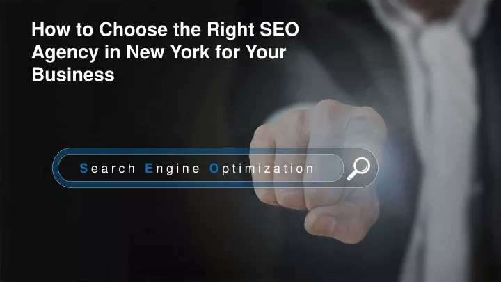 how to choose the right seo agency in new york