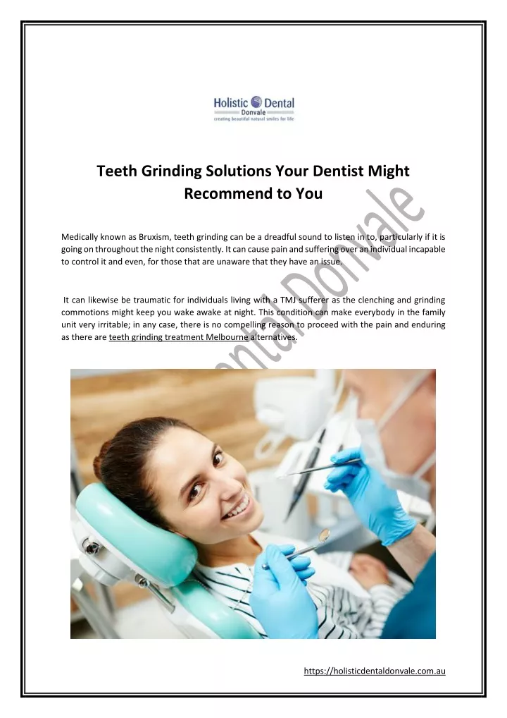 teeth grinding solutions your dentist might