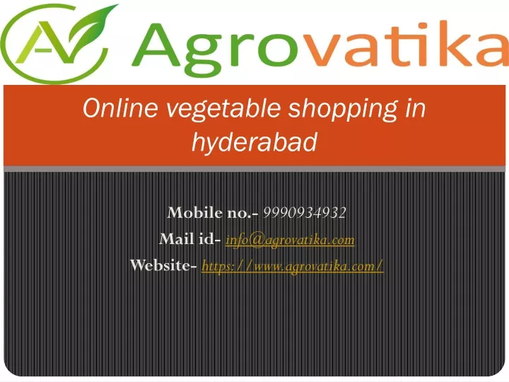 online vegetable shopping in hyderabad
