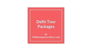 delhi tour packages