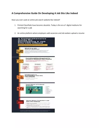 a comprehensive guide on developing a job site
