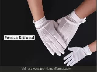 Cotton Gloves For Bands, Parades