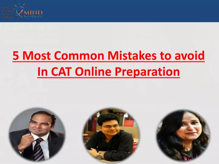 5 most common mistakes to avoid in cat online