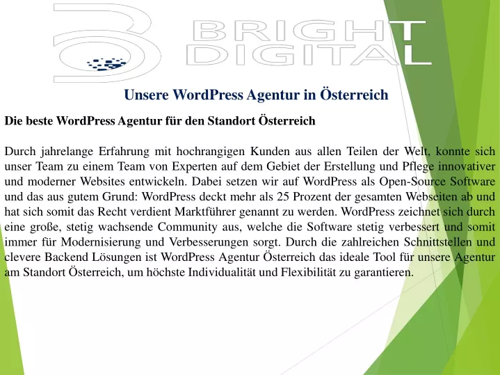 unsere wordpress agentur in sterreich