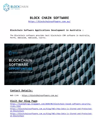 Blockchain Development & Consulting