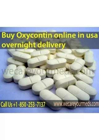 Buy online Oxycontin in usa overnight